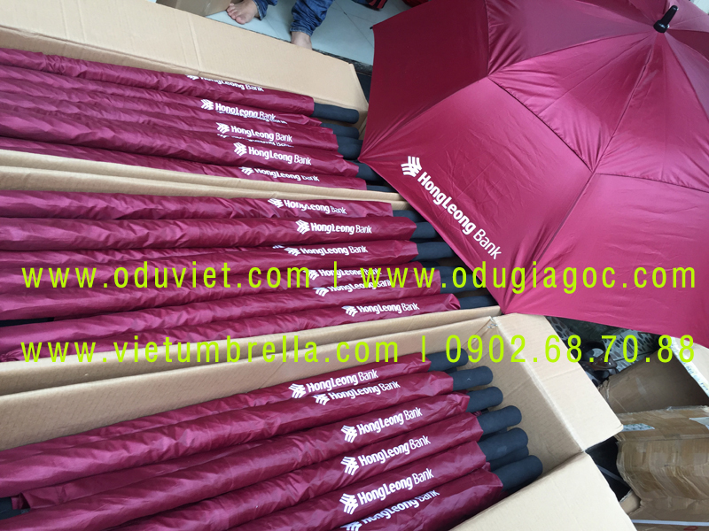 xưởng sản xuất ô dù cầm tay in logo quảng cáo